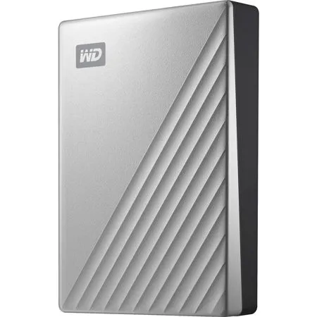 WD My Passport Ultra 6TB USB-C 3.2 Gen 1 External Hard Drive, Silver