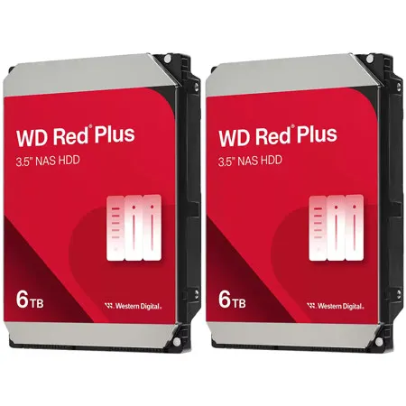 WD Red Plus 6TB NAS HDD 3.5インチ 6TB WD Red Plus Internal NAS HDD 3.5