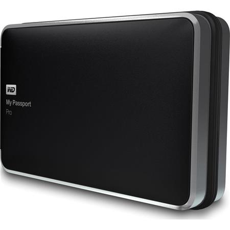 WD My Passport Pro 2TB Portable RAID Storage External Hard Drive with  Integrated Thunderbolt Cable, Bus Powered