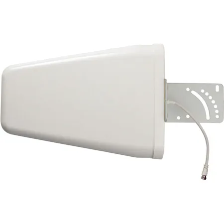 Wilson Electronics Yagi Wide Band Antenna with F-Female Connector, 75Ohms, White