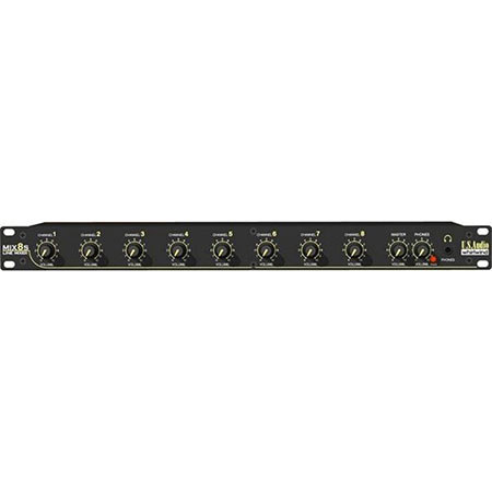 Whirlwind 8 Channel Stereo Line Level Mixer MIX-8S