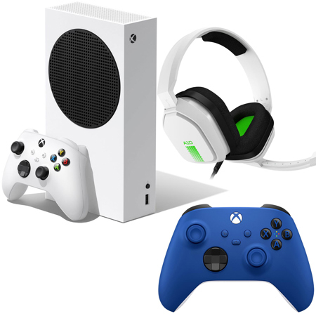 Xbox Series S Console With Astro A10 Wired Gaming Headset Xbox Controller Blue Rrs Ad