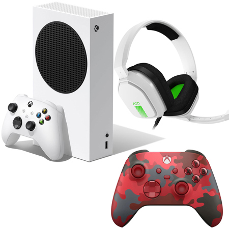 Xbox Series S Console With Astro A10 Wired Gaming Headset Xbox Controller Camo Rrs Af