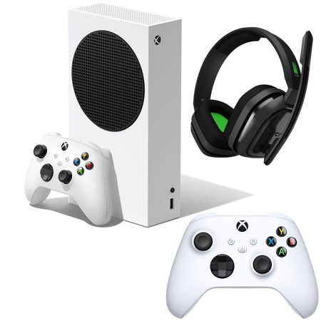 Microsoft Xbox Series S Console W A10 Headset M60 Mixamp Controller White Rrs Y