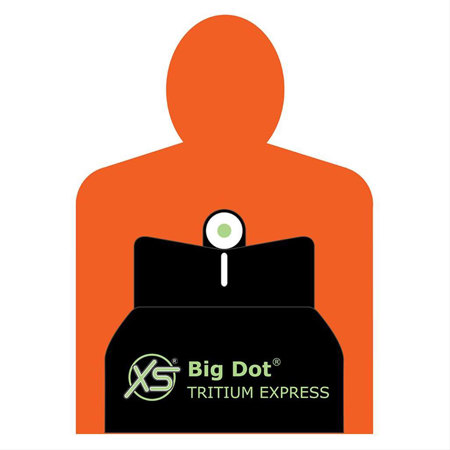 White Stripe Rear,Express Sight S&W BODYGUARD XS Sight Systems Big Dot Tritium 