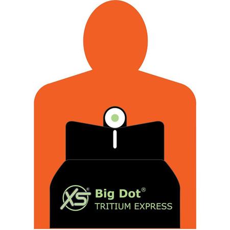 xs sights big dot tritium front rear sight for s w m p 22 pistols