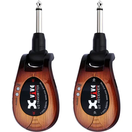 XVIVE U2 2.4GHz Electric Guitar Wireless System, 3-Tone Sunburst