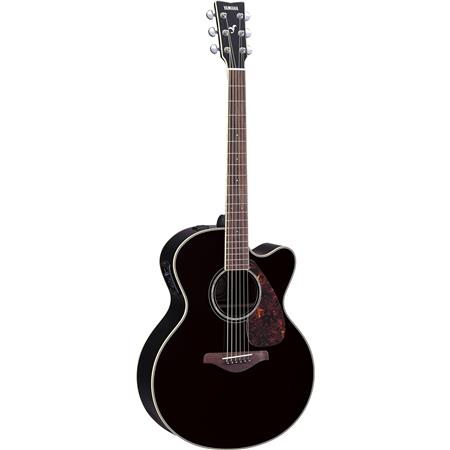 Yamaha FJX730SC 6 String Solid Spruce Top Acoustic Electric Guitar with  Rosewood Back and Sides, A.R.T. 1Way Pickup System, Nato Neck, Rosewood  Bridge 