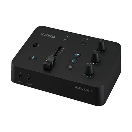 Yamaha ZG02 Compact USB Gaming Audio Mixer, Black