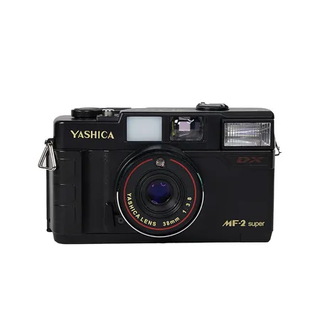 Yashica MF-2 Super DX 35mm Film Camera, Black YAS-MF2SDX-BK - Adorama