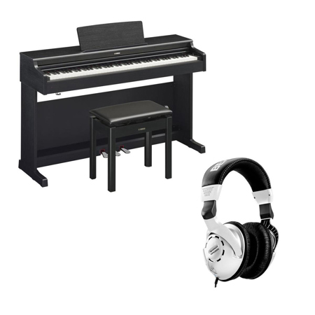 Yamaha Arius YDP-164 88-Key Console Piano with Bench, Black Walnut W/Headphone