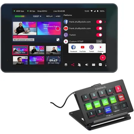 YoloLiv YoloBox Pro AlO Multi-Cam Live Streaming Device w/YoloDeck