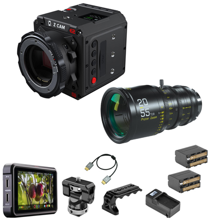 CAM E2-S6 Pro EF Mount Camera, with DZOFILM T2.8 Lens and Recorder Kit Z CAM E2-S6 PL L1A