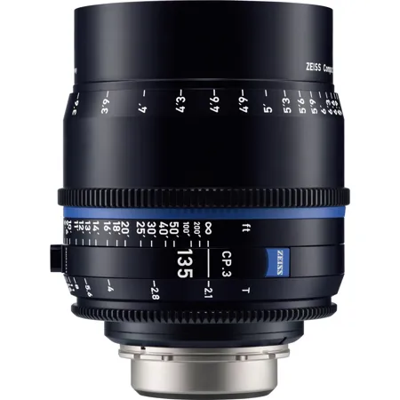 Zeiss CP.3 135mm T2.1 Compact Prime Cine Lens for Canon EF, Feet, Open Box