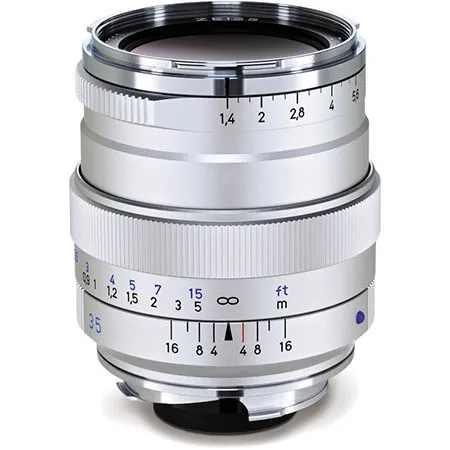 Zeiss 35mm f/1.4 Distagon T* ZM Lens for Leica M, Silver