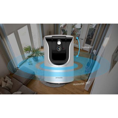 Zmodo Zh Izv15 Wac 720p Hd Pan Tilt Smart Wi Fi Home Camera With 2 Way Audio Zh Izv15 Wac