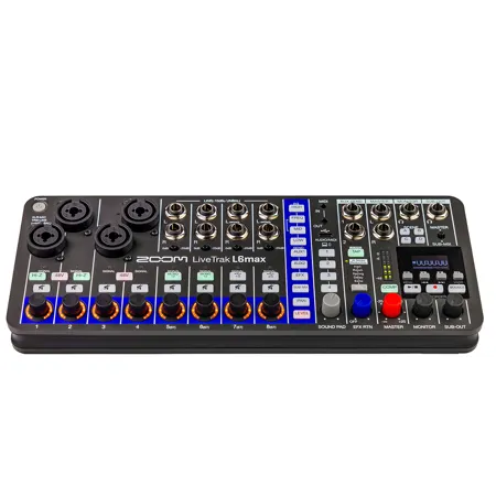 Zoom LiveTrak L6max 12-Channel Portable Digital Mixer and Recorder
