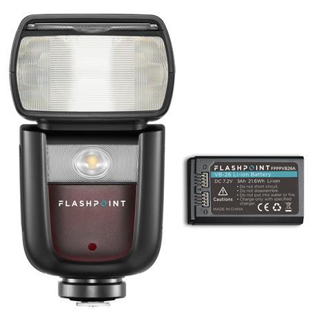 Flashpoint Zoom Li-on R2 TTL On-Camera Flash Speedlight for Canon V860II-C 
