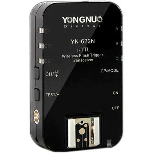 Used Yongnuo Yn-622n I-ttl Wireless Flash Transceiver For Nikon Cameras