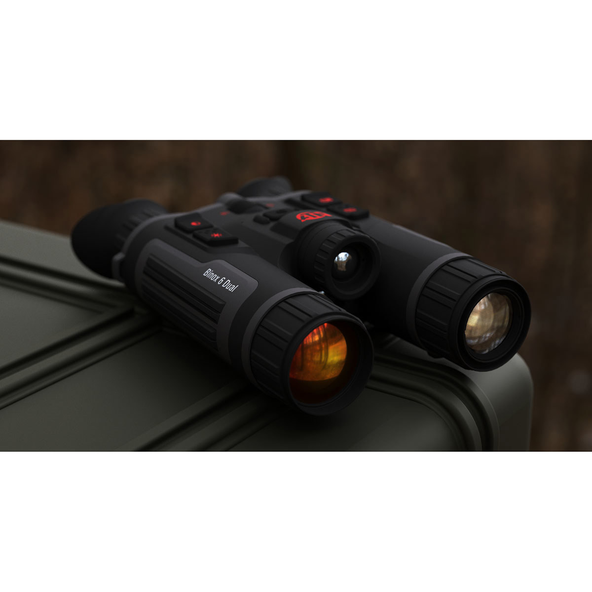 ANT Binox 6 Dual 5.5-44x Multispectral Binoculars with Laser Rangefinder,384x288