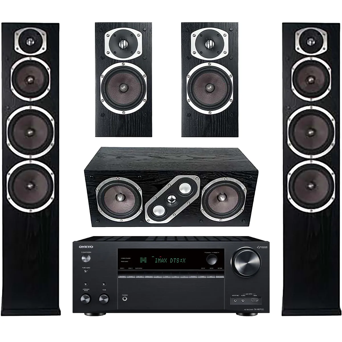 Onkyo TX-NR7100  9.2-Channel  Receiver + Energy 2x RC-70 Floors + RC-LCR Center + 2x RC-10 Speakers
