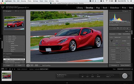 FUJIFILM Tether Shooting Plug-in PRO* + Adobe® Photoshop® Lightroom® Classic CC*