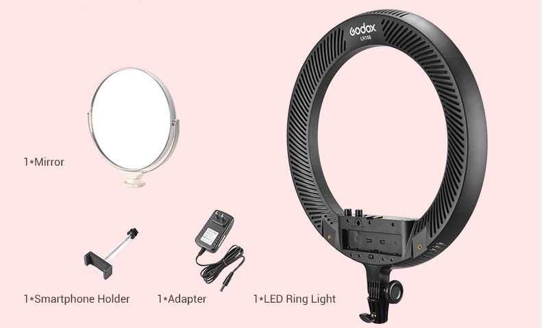 included with LED Ring light
