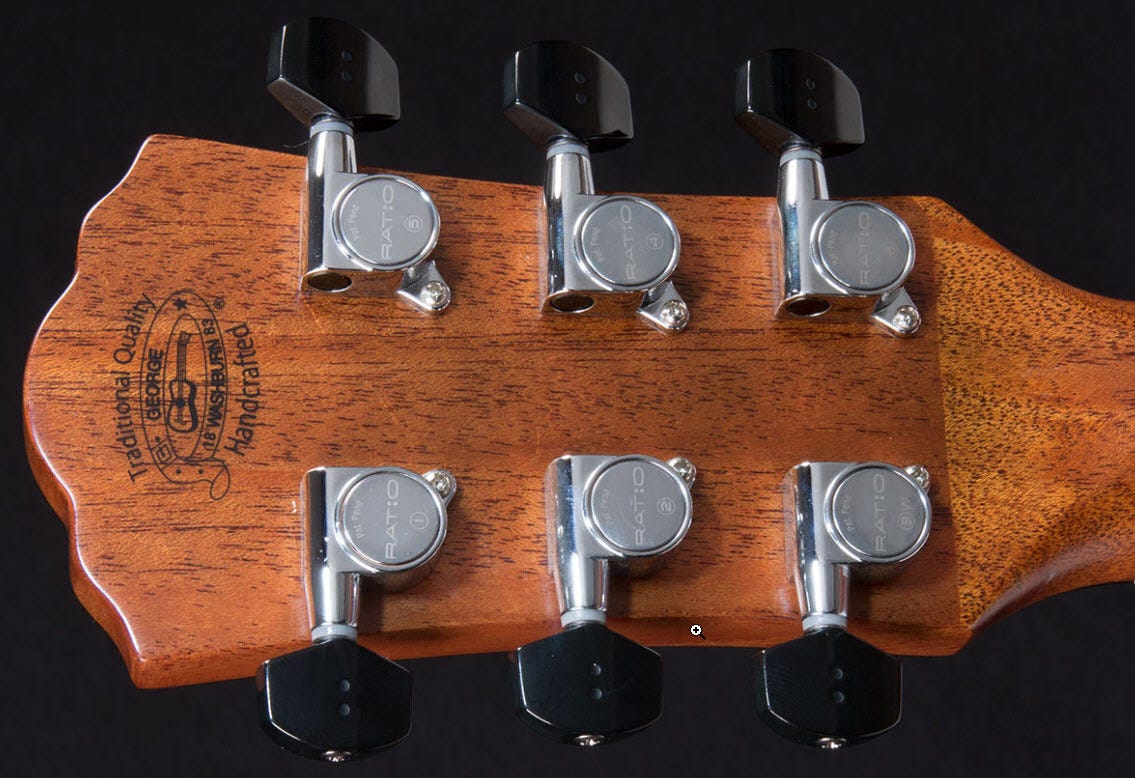 Washburn WLG110SWCEK 6string Grand Auditorium SemiAcoustic Guitar