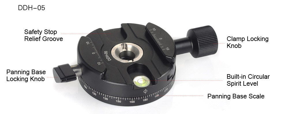 DDH-05N Panoramic panning Clamp