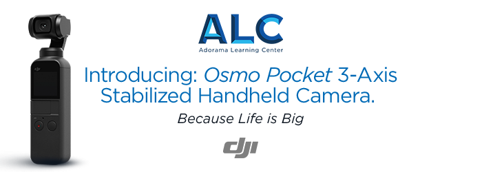 DJI Osmo Pocket - Smallest Stabilized 3-Axis Handheld Camera