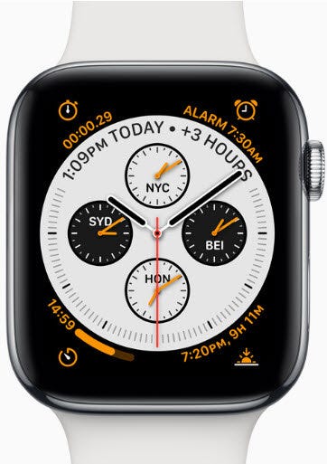 Infograph Modular watch face