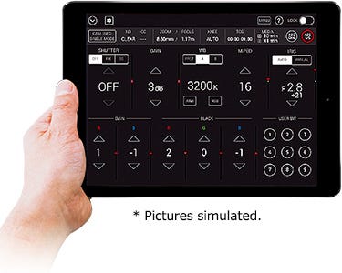 Wireless Control from a Tablet or Smartphone