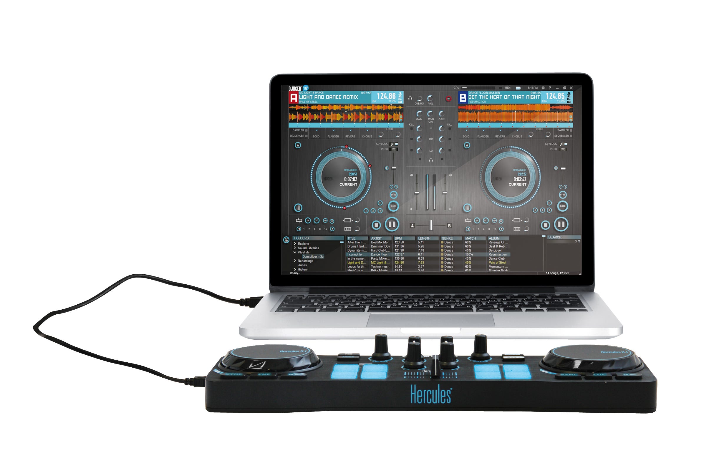 Hercules DJControl DJ Software Controller