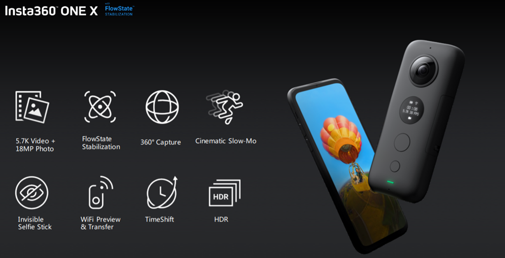 Insta 360 one x2 карта памяти