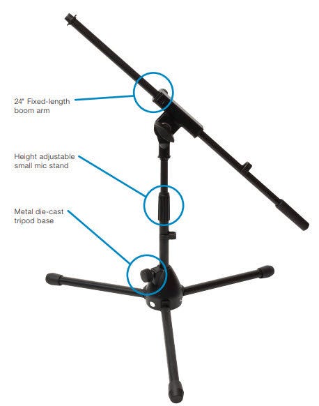 JamStands Short Mic Stand