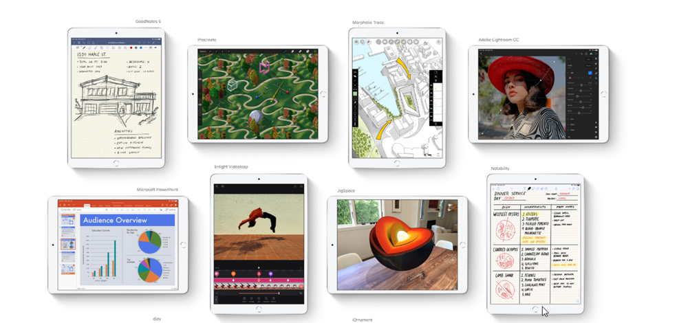 Over a million apps designed for iPad on the App Store.