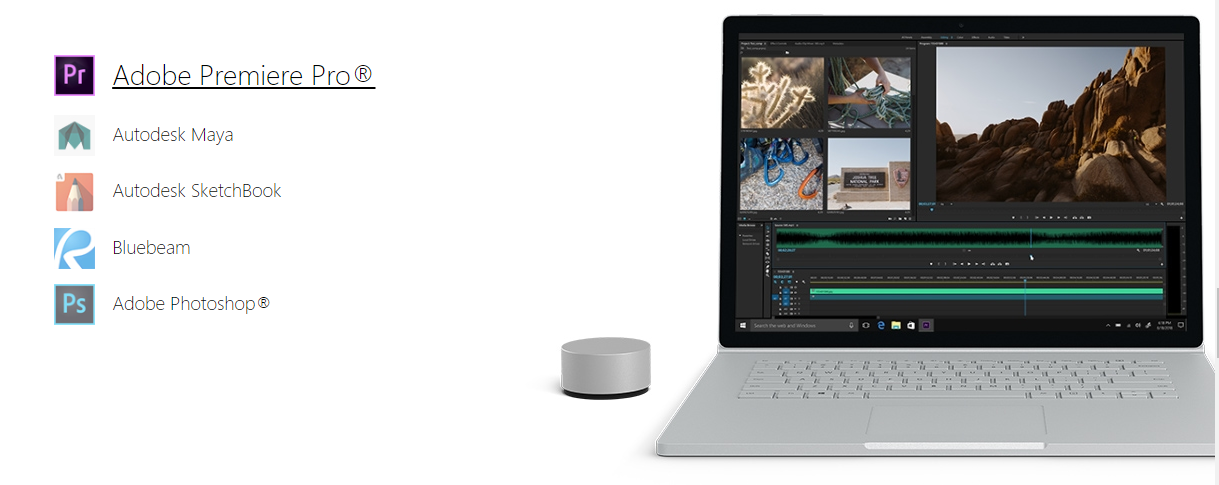 Speed through intensive tasks in Dassault SOLIDWORKS, Autodesk Revit, Adobe Premiere Pro®,* and other desktop software.