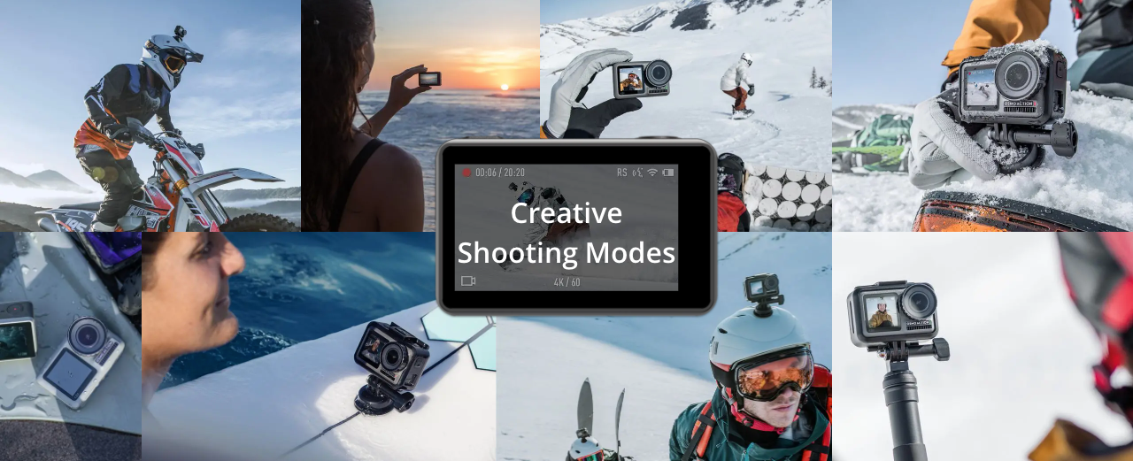 creative shooting modes with HDR Video.