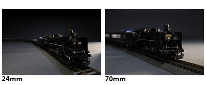 Minimum Focusing Distance of 0.69 ft./0.21m (wide), 1.25 ft./0.38m (tele)