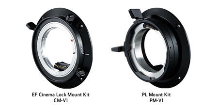 User Changeable Lens Mounts which gives users freedom to use the lenses they desire