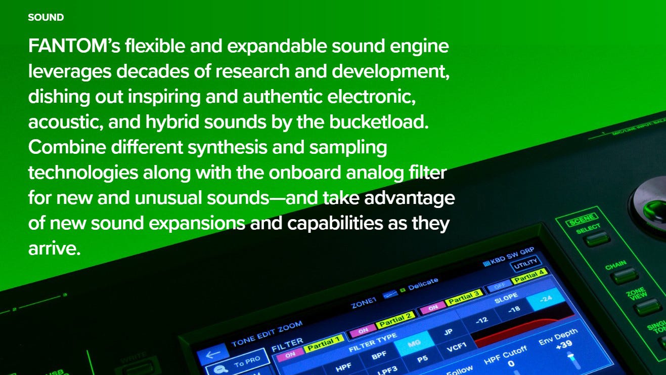 roland fantom sound
