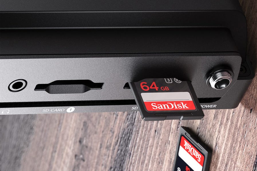 Blackmagic Design Video Assist 5 " 12G-SDI / HDMI HDR Recorder / Monitor 6 asistencia de vídeo 12g