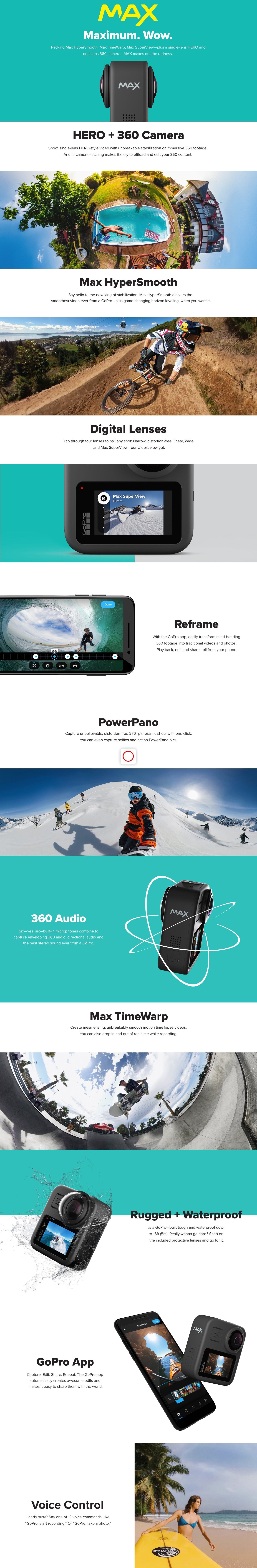 GoPro MAX 360 Action Camera CHDHZ-201 - Adorama