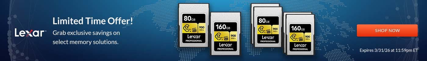 World Backup Day - Lexar 3-day Special