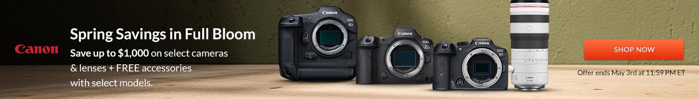 Canon April Sale
