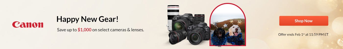 Canon New Year sale