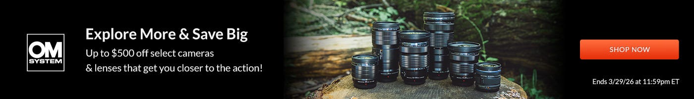 OM System March Specials