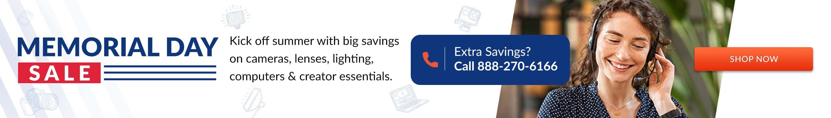 Memorial Day Sale 2026 w Call Center