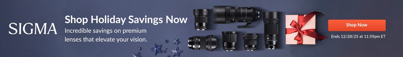 Sigma Holiday Sale