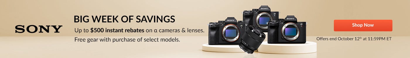 Sony 1 week sale